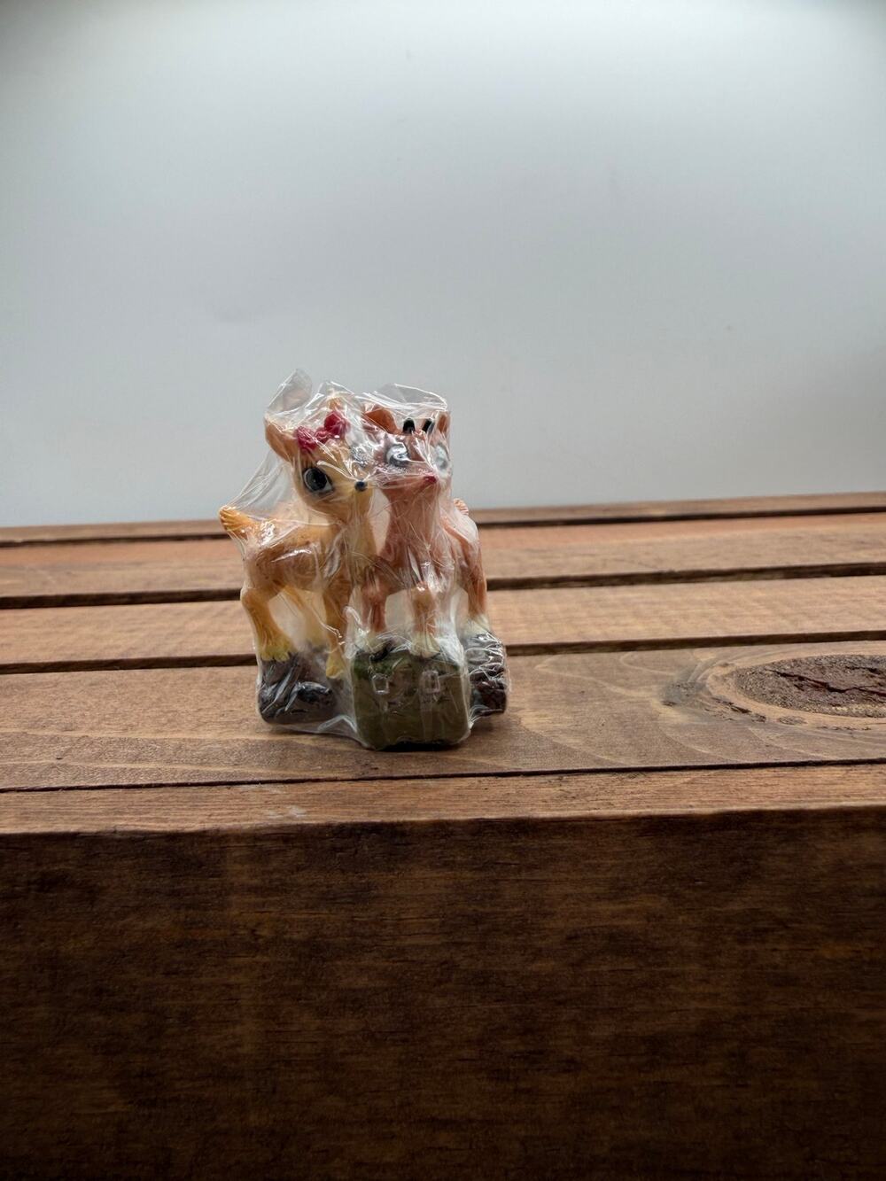 Hawthorne Village Rudolph The Red Nosed Reindeer & Clarice Mini Figurine -Sealed